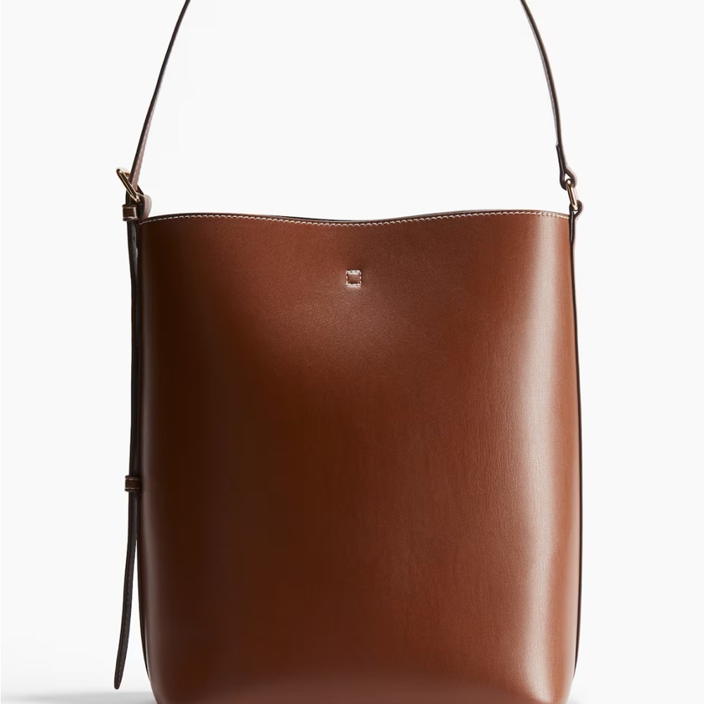 H&M Brown Leather Shoulder Bag